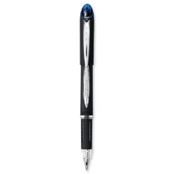 uni-ball Jetstream Hybrid Bold 1 mm Gel Pen - Black/Silver/Blue Barrel