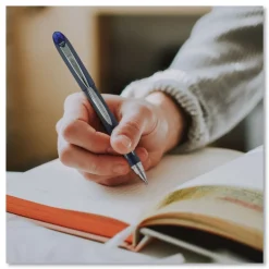 uni-ball Jetstream Hybrid Bold 1 mm Gel Pen - Black/Silver/Blue Barrel