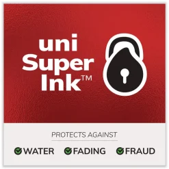 uni-ball Jetstream Hybrid Bold 1 mm Gel Pen - Black/Silver/Blue Barrel