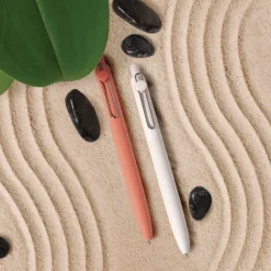 uni-ball Medium 0.7 mm Zento Retractable Gel Pen - Black Ink, Assorted Barrel (1-Dozen)