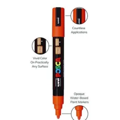 uni-ball Medium Bullet Tip Water-Based Paint Markers - Assorted Colors (16/Pack)