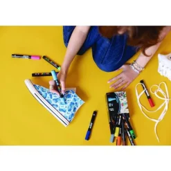 uni-ball Medium Bullet Tip Water-Based Paint Markers - Assorted Colors (16/Pack)