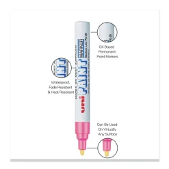 uni-ball Medium Bullet Tip Permanent Marker - Pink