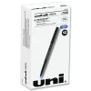 uni-ball ONYX Extra-Fine 0.5 mm Roller Ball Pen - Black/Blue Barrel (1-Dozen)