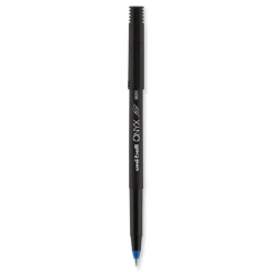 uni-ball ONYX Extra-Fine 0.5 mm Roller Ball Pen - Black/Blue Barrel (1-Dozen)
