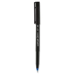 uni-ball ONYX Extra-Fine 0.5 mm Roller Ball Pen - Black/Blue Barrel (1-Dozen)