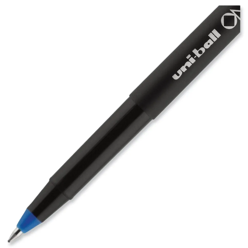 uni-ball ONYX Extra-Fine 0.5 mm Roller Ball Pen - Black/Blue Barrel (1-Dozen)