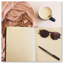 uni-ball ONYX Extra-Fine 0.5 mm Roller Ball Pen - Black Ink/Black Barrel (1-Dozen)