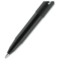 uni-ball ONYX Extra-Fine 0.5 mm Roller Ball Pen - Black Ink/Black Barrel (1-Dozen)
