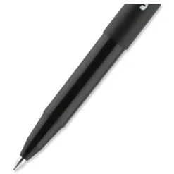 uni-ball ONYX Fine 0.7 mm Roller Ball Pen - Black Ink/Black Barrel (1-Dozen)