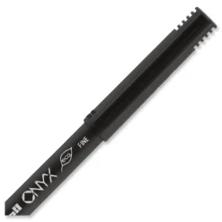 uni-ball ONYX Fine 0.7 mm Roller Ball Pen - Black/Red Barrel (1-Dozen)