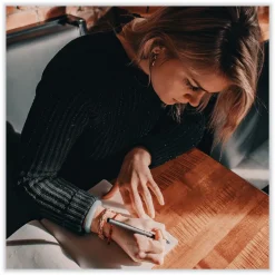 uni-ball ONYX Fine 0.7 mm Roller Ball Pen - Black/Red Barrel (1-Dozen)