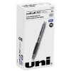 uni-ball Signo 207 Medium 0.7 millimeter Retractable Needle Point Gel Pen - Blue Ink/Clear/Black/Blue Barrel (1-Dozen)