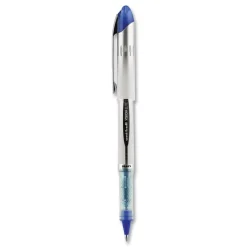 uni-ball VISION ELITE Bold 0.8 mm Hybrid Gel Pen - Blue Ink/White/Blue/Clear Barrel