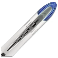 uni-ball VISION ELITE Bold 0.8 mm Hybrid Gel Pen - Blue Ink/White/Blue/Clear Barrel