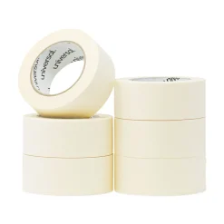 Universal 3 in. Core 48 mm x 54.8 in. General Purpose Masking Tape - Beige (24/Carton)