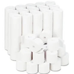 Universal 2.25 in. x 165 ft. 0.5 in. Core Impact and Inkjet Print Bond Paper Rolls - White (100/Carton)