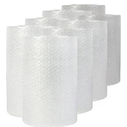 Universal 24 in. x 50 ft. 0.19 in. Thick Bubble Packaging Perforated Every 24 in. - Clear (8/Carton)