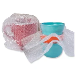 Universal 24 in. x 50 ft. 0.19 in. Thick Bubble Packaging Perforated Every 24 in. - Clear (8/Carton)