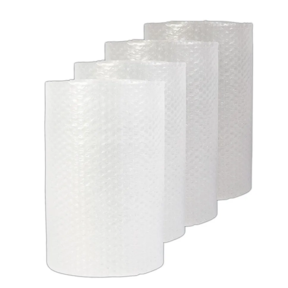 Universal 12 in. x 125 ft. 0.31 in. Thick Bubble Packaging Perforated Every 12 in. - Clear (4/Carton)