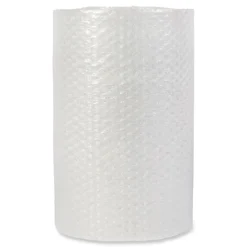Universal 12 in. x 30 ft. 0.19 in. Thick Bubble Packaging Perforated Every 12 in. - Clear (12/Carton)