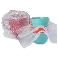 Universal 12 in. x 30 ft. 0.5 in. Thick Bubble Packaging Perforated Every 12 in. - Clear (6/Carton)