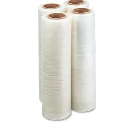Universal 18 in. x 1500 ft. 12 mic 47-Gauge High-Performance Handwrap Film - Clear (4/Carton)
