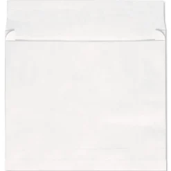 Universal 10 in. x 13 in., #13 1/2 Square Flap, Self-Adhesive Closure, Deluxe Tyvek Expansion Envelopes - White (100/Carton)