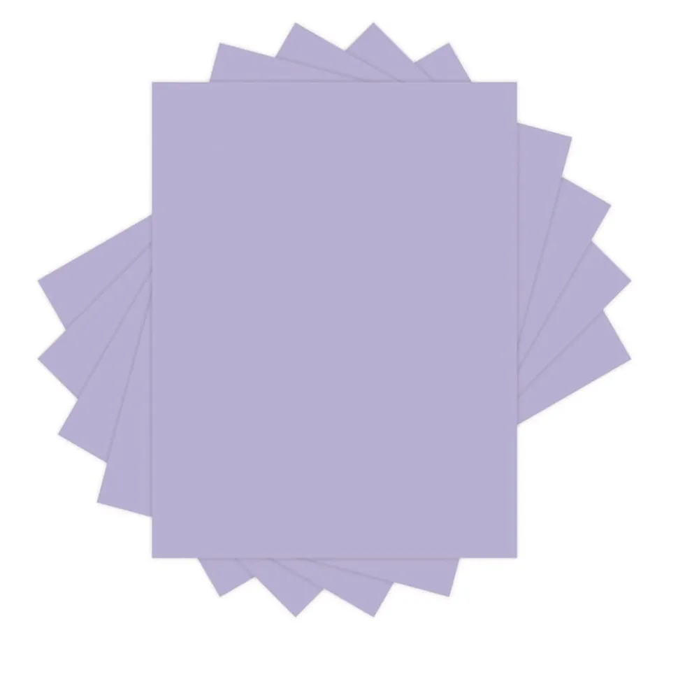 Universal 8.5 in. x 11 in. 20 lbs. Bond Weight Deluxe Colored Paper - Orchid (10 Reams/Carton)
