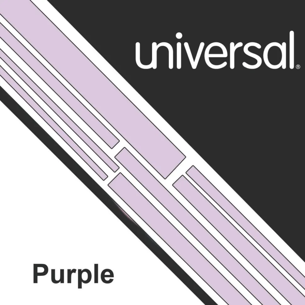 Universal 8.5 in. x 11 in. 20 lbs. Bond Weight Deluxe Colored Paper - Orchid (10 Reams/Carton)