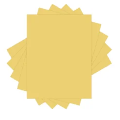 Universal 8.5 in. x 11 in. 20 lbs. Bond Weight Deluxe Colored Paper - Goldenrod (10 Reams/Carton)