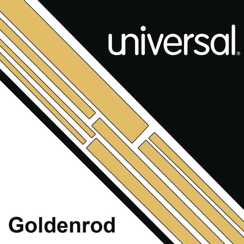 Universal 8.5 in. x 11 in. 20 lbs. Bond Weight Deluxe Colored Paper - Goldenrod (10 Reams/Carton)