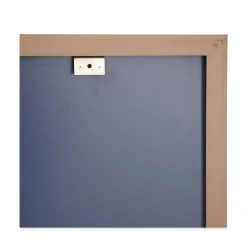 Universal 48 in. x 36 in. Deluxe Melamine Dry Erase Board - Melamine White Surface, Oak Fiberboard Frame