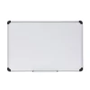 Universal 36 in. x 24 in. Deluxe Porcelain Magnetic Dry Erase Board - White Surface, Aluminum Frame