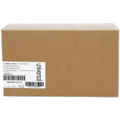 Universal 2.94 in. x 5 in. Dot Matrix Printer Labels- White (3000/Box)