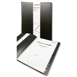 Universal 11 in. x 8 in. 14-Month (Dec 2025-Jan 2027) Monthly Planner - Black Cover