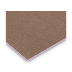 Universal 5 in. x 8 in. Sheets Narrow Rule Perforated Ruled Writing Pads - Assorted Pastel Colors (6/Pack)