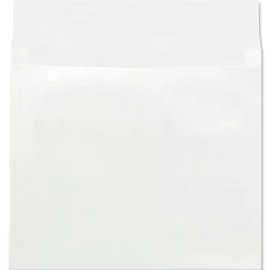 Universal 12 in. x 16 in., Square Flap, Self-Adhesive Closure, Deluxe Tyvek Expansion Envelopes - White (50/Carton)