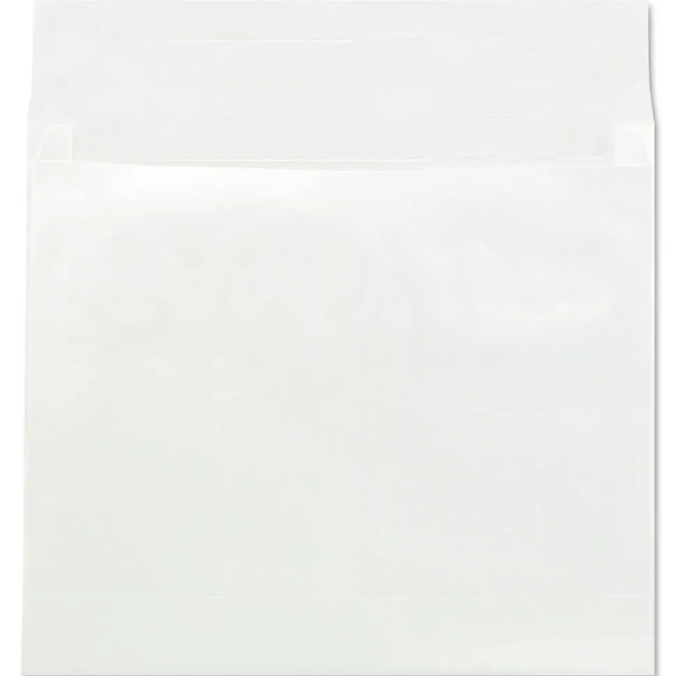 Universal 12 in. x 16 in., Square Flap, Self-Adhesive Closure, Deluxe Tyvek Expansion Envelopes - White (50/Carton)