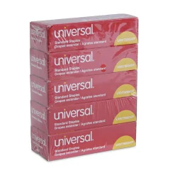 Universal 0.25 in. x 0.5 in. Standard Chisel Point Staples - Steel (25000/Pack)