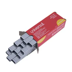 Universal 0.25 in. x 0.5 in. Standard Chisel Point Staples - Steel (25000/Pack)