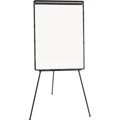 Universal 29 in. x 41 in. Tripod-Style Dry Erase Easel - White/Easel