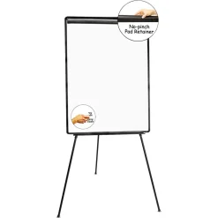 Universal 29 in. x 41 in. Tripod-Style Dry Erase Easel - White/Easel