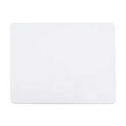 Universal 11.75 in. x 8.75 in. Unruled Lap/Learning Dry-Erase Board - White Surface (6/Pack)