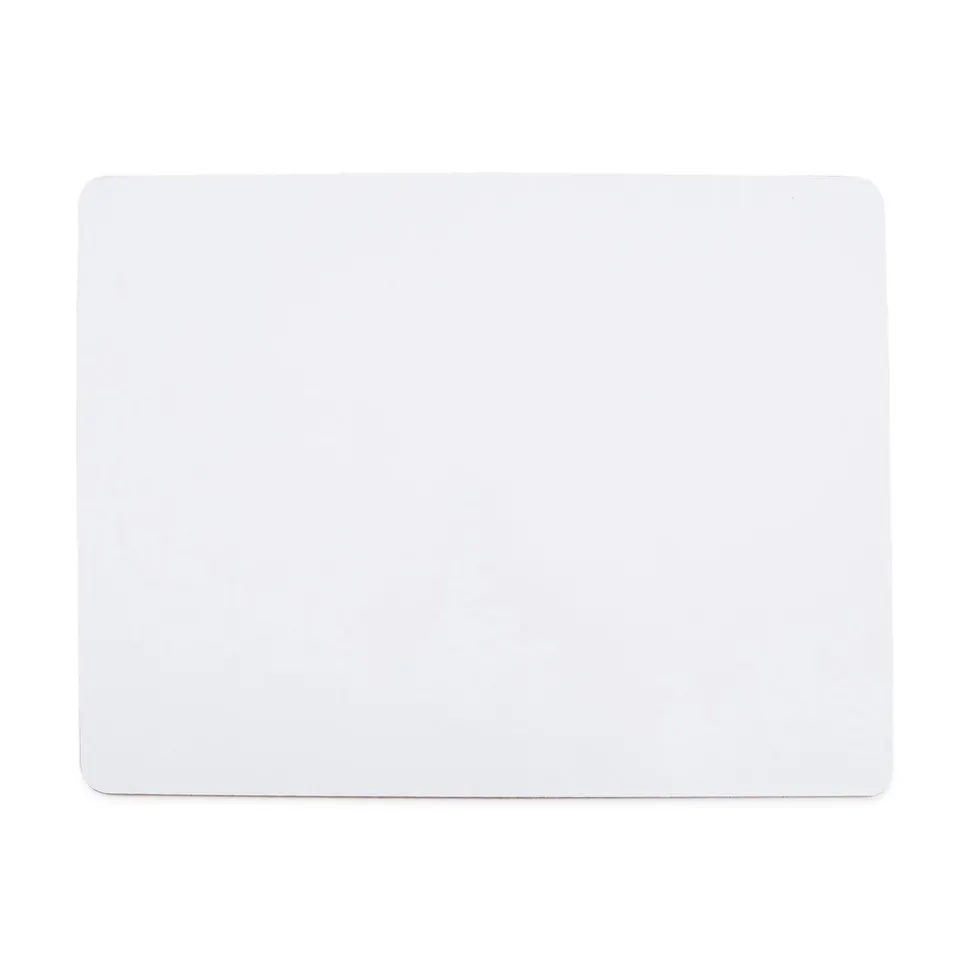 Universal 11.75 in. x 8.75 in. Unruled Lap/Learning Dry-Erase Board - White Surface (6/Pack)
