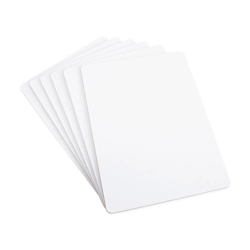 Universal 11.75 in. x 8.75 in. Unruled Lap/Learning Dry-Erase Board - White Surface (6/Pack)