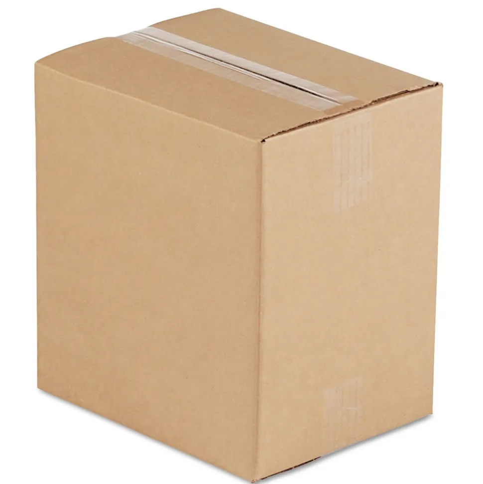 Universal 8.75 in. x 11.25 in. x 12 in. Fixed-Depth Corrugated Shipping Boxes - Brown Kraft (25/Bundle)