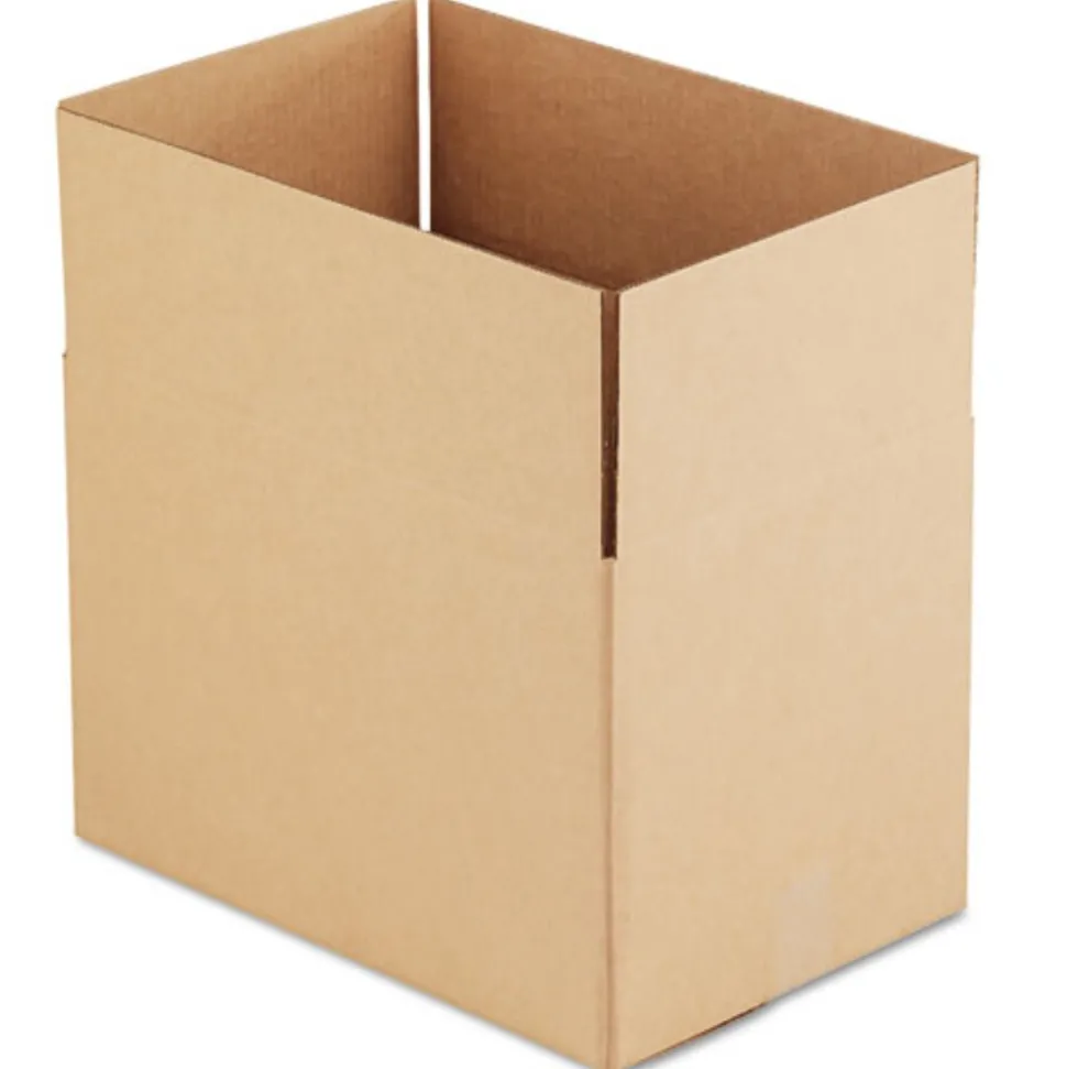 Universal 12 in. x 18 in. x 12 in. Regular Slotted Container Fixed-Depth Corrugated Shipping Boxes - Brown Kraft (25/Bundle)