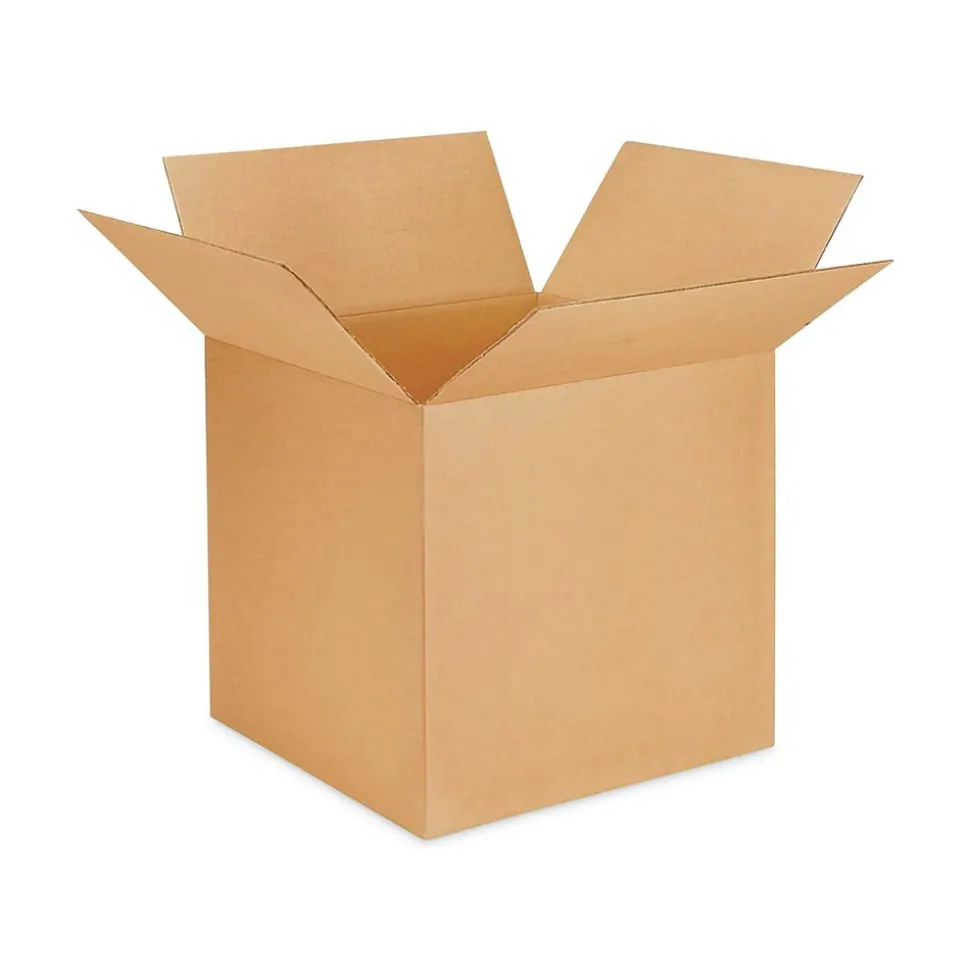 Universal 12 in. x 12 in. x 7 in. Regular Slotted Container (RSC) Fixed-Depth Corrugated Shipping Boxes - Large Brown Kraft (25/Bundle)