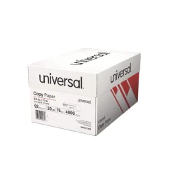 Universal 8.5 x 11 Copy Paper Convenience Carton - White (8/Carton)